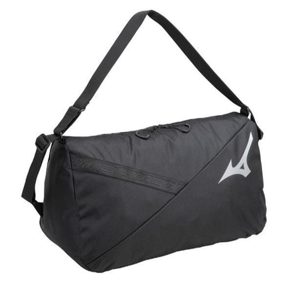 Torba sportowa Mizuno Waso Holdall. Czarne torby na ramię Mizuno, bez wzorów, z materiału, sportowe, na ramię, małe, bez dodatków. Za 217.50 zł.