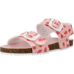 Sandały GARVALIN 232436G Rose. Czerwone sandały Garvalin, bez wzorów, z syntetyku, bez obcasa, bez zapięcia. Za 101.99 zł.