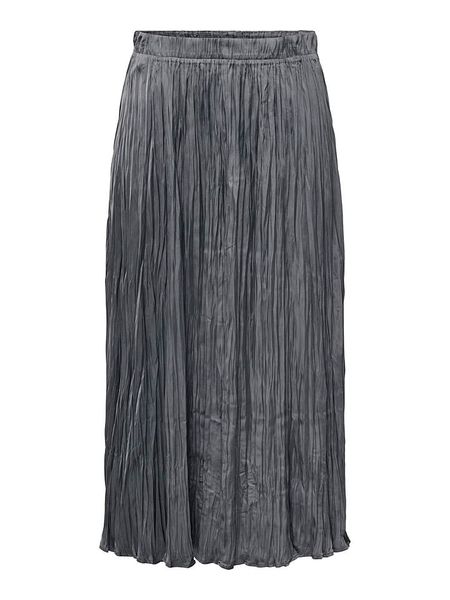 ONLY Spódnica w kolorze szarym rozmiar: L. Szare spódnice Only, na co dzień, l, bez wzorów, midi, proste. Za 74.46 zł.