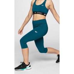 Legginsy treningowe damskie SPDF303 - morska zieleń. Legginsy marki 4f. W wyprzedaży za 79.99 zł.