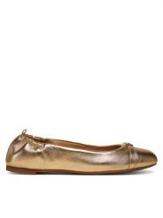 MICHAEL Michael Kors Baleriny Mandy Flex Ballet 40S5MAFP1M Złoty. Żółte baleriny MICHAEL Michael Kors, bez wzorów, ze skóry, bez obcasa. Za 359.99 zł.