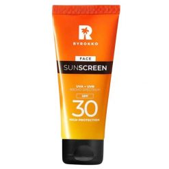 BYROKKO Face Sunscreen SPF30 krem chroniący przed słońcem do twarzy Ochrona przeciwsłoneczna 50 ml. Kremy do twarzy BYROKKO. Za 89.99 zł.