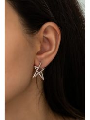 Heliophilia Srebrne kolczyki-wkrętki z cyrkoniami rozmiar: onesize. Szare kolczyki Heliophilia, z cyrkonią, srebrne. Za 43.99 zł.