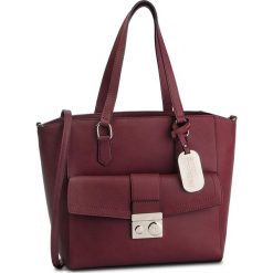 Torebka TRUSSARDI JEANS - With Love City 75B00707 R290. Czerwone shopper Trussardi Jeans, bez wzorów, z jeansu, klasyczne, bez dodatków. W wyprzedaży za 339.00 zł.