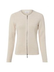Lund Kardigan Kobiety Bawełna beżowy, S. Brązowe kardigany Lund, s, bez wzorów, z bawełny. Za 299.95 zł.