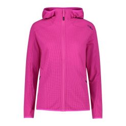 Bluza damska turystyczna CMP 35G6496. Czerwone bluzy CMP, l, bez wzorów, bez kaptura. W wyprzedaży za 209.99 zł.
