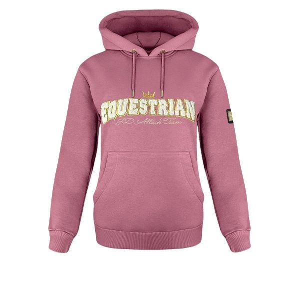 Bluza jeździecka damska JD ATTACK Equestri. Brązowe bluzy JD ATTACK, l, bez wzorów, z bawełny, bez kaptura. Za 229.00 zł.