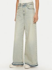 Tommy Jeans Jeansy DW0DW21254 Niebieski Wide Leg. Niebieskie jeansy Tommy Jeans, bez wzorów. Za 309.99 zł.