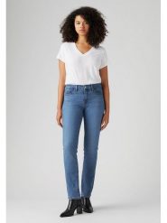 Levi's Dżinsy - Slim fit - w kolorze niebieskim rozmiar: W28/L30. Niebieskie jeansy Levi's®, l, z aplikacjami. Za 219.08 zł.