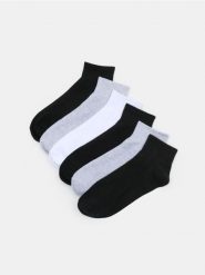 Krótkie skarpetki 5 pack - wielobarwny. Skarpety Sinsay, bez wzorów. Za 12.99 zł.