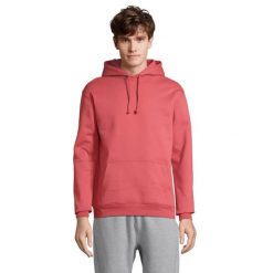 Bluza z kapturem Sol's Condor. Czerwone bluzy SOL'S, s, bez wzorów, z bawełny, z kapturem. Za 160.50 zł.