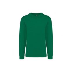 Bluza z okrągłym dekoltem Kariban. Zielone bluzy KARIBAN, l, bez wzorów, z bawełny, bez kaptura. Za 128.50 zł.