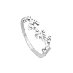 Pierścionek Koral posrebrzany. Pierścionki Lilou, z koralem, posrebrzane. Za 139.00 zł.