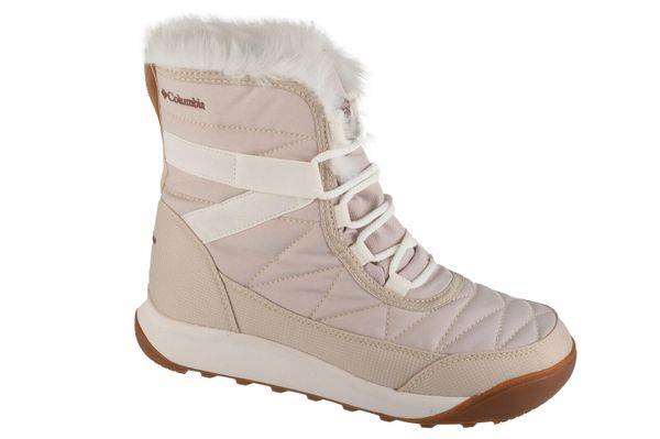 Buty zimowe damskie, Minx Shorty IV. Brązowe trekkingi Columbia, z materiału, trekkingowe. Za 379.99 zł.