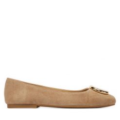 Baleriny MICHAEL Michael Kors. Brązowe baleriny MICHAEL Michael Kors, bez wzorów, bez obcasa. Za 330.99 zł.