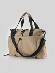 4F Torba sportowa (ok. 16 L) - kremowa Uniwersalny. Brązowe torby na ramię 4f, bez wzorów, z materiału, sportowe, na ramię, bez dodatków. Za 129.99 zł.