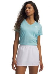 Under Armour Koszulka sportowa w kolorze turkusowym rozmiar: M. Niebieskie koszulki sportowe Under Armour, bez wzorów, z materiału, bez ramiączek, outdoorowe. Za 69.95 zł.