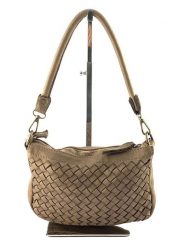 Amara Skórzana torebka "Boris" w kolorze szarobrązowym - 24 x 16 x 7 cm rozmiar: onesize. Brązowe torby na ramię Amara, bez wzorów, z materiału, na ramię, bez dodatków. Za 290.45 zł.