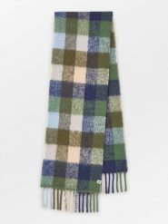 Becksöndergaard Szal w kolorze niebiesko-zielono-oliwkowym - 200 x 35 cm rozmiar: onesize. Niebieskie szaliki Becksöndergaard, bez wzorów, z materiału. Za 295.99 zł.