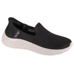 Buty sportowe Sneakersy damskie, Slip-Ins: GO WALK Flex - Relish. Czarne obuwie sportowe Skechers, bez zapięcia, trekkingowe, Skechers Sport. Za 299.99 zł.