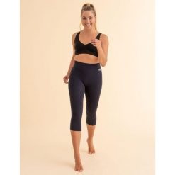 Legginsy Capri Tecnología FIR Noah. Czarne legginsy Anaissa, xl, bez wzorów, z poliamidu. Za 230.00 zł.
