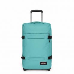 Walizka na kółkach Eastpak Transit'R S. Niebieskie walizki Eastpak, bez wzorów. Za 689.50 zł.