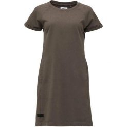 Sukienka damska Pętla Denda Gry Brązowa. Brązowe sukienki LOOP, na co dzień, s, bez wzorów, z bawełny, klasyczne, bez kołnierzyka, bez ramiączek, proste. Za 127.65 zł.