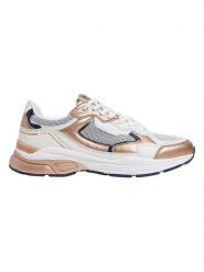 Pepe Jeans FOOTWEAR Sneakersy "Dave Metal" w kolorze biało-beżowym rozmiar: 40. Białe trampki Pepe Jeans FOOTWEAR, bez wzorów, z jeansu, bez zapięcia. Za 237.73 zł.