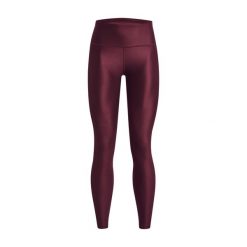 Legginsy treningowe damskie Under Armour HG Armour HiRise. Czerwone legginsy Under Armour, xl, bez wzorów, na fitness i siłownię. Za 79.99 zł.