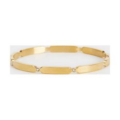 Parfois - Bransoletka. Żółte bransoletki Parfois, metalowe. W wyprzedaży za 39.90 zł.