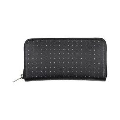 Skórzany portfel w kolorze czarnym. Czarne portfele Calvin Klein, bez wzorów, ze skóry. W wyprzedaży za 379.95 zł.