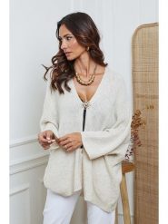 So Cachemire Kardigan "Enouka" w kolorze beżowym rozmiar: S. Brązowe kardigany So Cachemire, s, bez wzorów, z wełny. Za 165.71 zł.