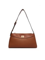 Calvin Klein Torebka Mix Media Shoulder Bag LV04F3886G Brązowy. Brązowe torebki klasyczne Calvin Klein, bez wzorów, ze skóry, bez dodatków. Za 529.99 zł.