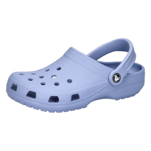 Klapki Crocs Classic Sabot U Dorośli. Niebieskie klapki Crocs, bez wzorów, z materiału, bez obcasa. Za 314.99 zł.