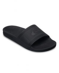 Sandały dla Kobiety DOCKYARD Czarny. Czarne sandały Quiksilver, bez wzorów, z materiału, bez obcasa, bez zapięcia. Za 104.99 zł.