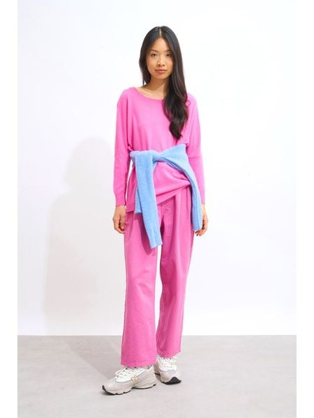 AUTHENTIC CASHMERE Kaszmirowy sweter "Goléon" w kolorze różowym rozmiar: XXL. Różowe swetry AUTHENTIC CASHMERE, xxl, bez wzorów, z kaszmiru, bez ramiączek. Za 330.67 zł.