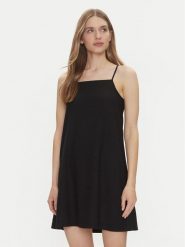 JJXX Sukienka letnia Breeze 12269732 Czarny Loose Fit. Czarne sukienki JJXX, na lato, xl, bez wzorów, z wiskozy, bez kołnierzyka, bez ramiączek. Za 129.99 zł.