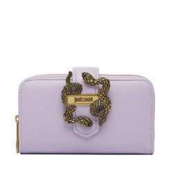 Portfel Just Cavalli. Fioletowe portfele Just Cavalli, bez wzorów. Za 374.99 zł.