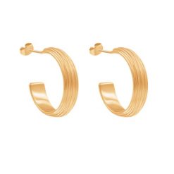 Kolczyki sztyfty Etno II pozłacane. Żółte kolczyki Lilou, pozłacane, na sztyftcie. Za 169.00 zł.