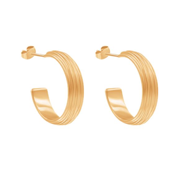 Kolczyki sztyfty Etno II pozłacane. Żółte kolczyki Lilou, pozłacane, na sztyftcie. Za 169.00 zł.