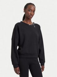 HUGO Bluza Denrietta 50567228 Czarny Regular Fit. Czarne bluzy Hugo, xl, bez wzorów, z bawełny, bez kaptura. Za 699.99 zł.