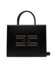 Elisabetta Franchi Torebka BS-32A-56E2-V420 Czarny. Czarne torebki klasyczne Elisabetta Franchi, bez wzorów, ze skóry, bez dodatków. Za 1,819.00 zł.