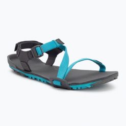 Sandały barefoot damskie Xero Shoes Z-Trail EV. Szare sandały XERO SHOES, bez wzorów, sportowe, bez obcasa, bez zapięcia. Za 249.99 zł.