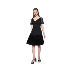 Desigual Sukienka damska Vest Betty 17WWVK68 2000 (rozmiar XS). Czarne spódnice Desigual, xs, bez wzorów, eleganckie, bez kołnierzyka, bez ramiączek. W wyprzedaży za 309.00 zł.