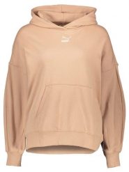 Puma Bluza "C- PMA CLSCS" w kolorze beżowym rozmiar: M. Brązowe bluzy Puma, m, bez wzorów, z bawełny, z kapturem. Za 149.66 zł.