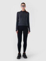 4F Legginsy dzianinowe z wiskozą damskie - czarne XXL. Czarne legginsy 4f, s, bez wzorów, z dzianiny, z podwyższonym stanem. W wyprzedaży za 79.99 zł.