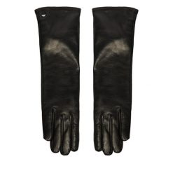 Rękawiczki Damskie Weekend Max Mara. Czarne rękawiczki Weekend Max Mara, bez wzorów. Za 679.99 zł.