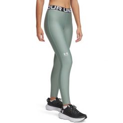 Legginsy Ua Hg Firmy Under Armour Damskie. Niebieskie legginsy Under Armour, m, bez wzorów, z materiału, długie. Za 231.85 zł.