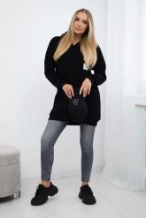 Bluza z kapturem z naszywkami czarna. Czarne bluzy KESI, l, z aplikacjami, z bawełny, z kapturem. Za 278.10 zł.