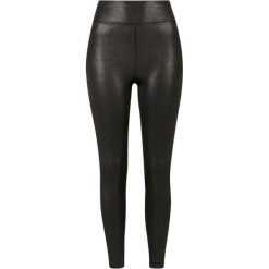 Legginsy Damskie Glamour Z Wysoką Talią. Czarne legginsy Urban Classics, xl, bez wzorów. Za 115.99 zł.
